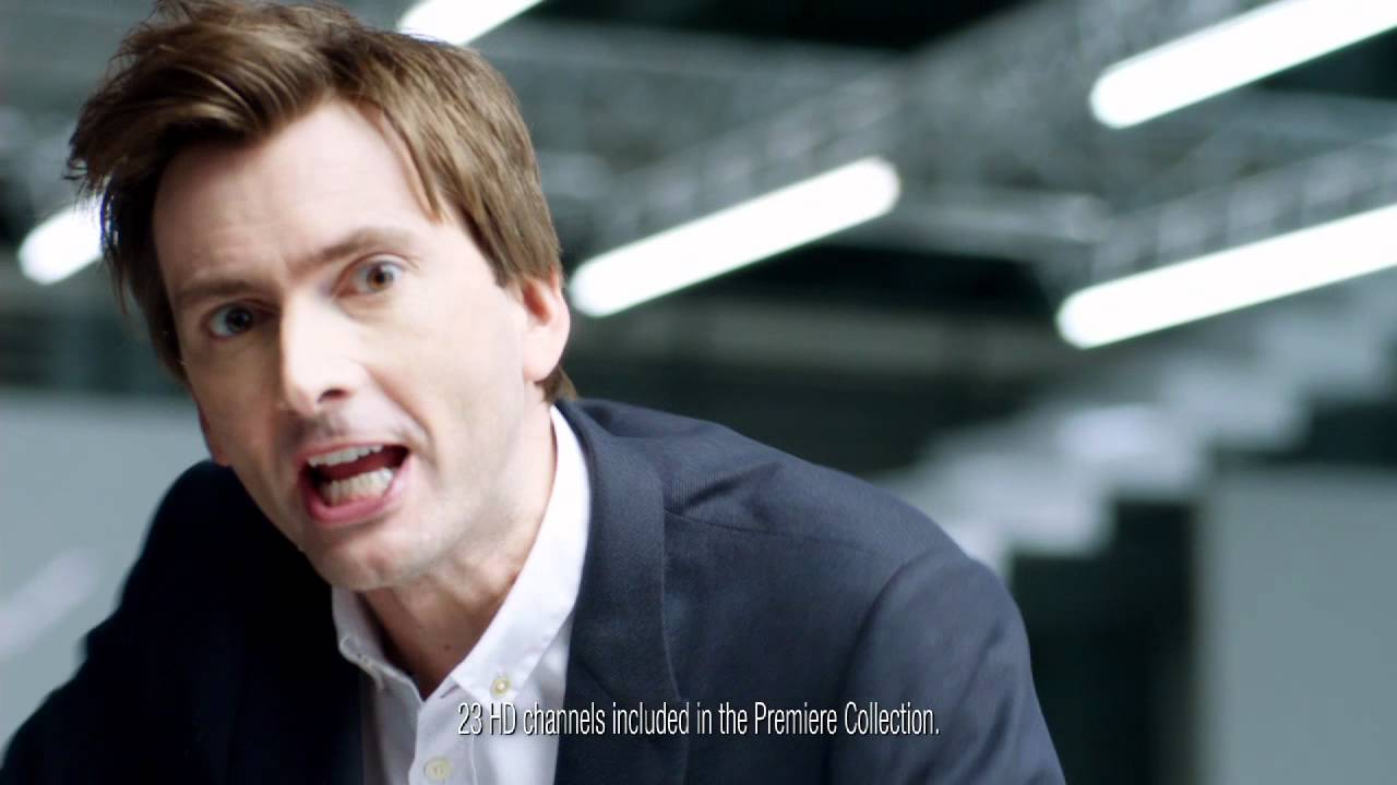 David Tennant and Richard Branson in Virgin Media ad : Jellyfish