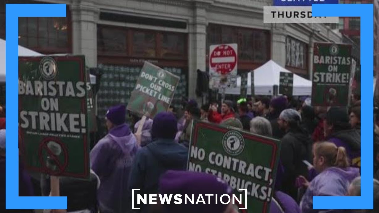 ‘We need the company to pay up’: Starbucks barista explains strike | Morning in America