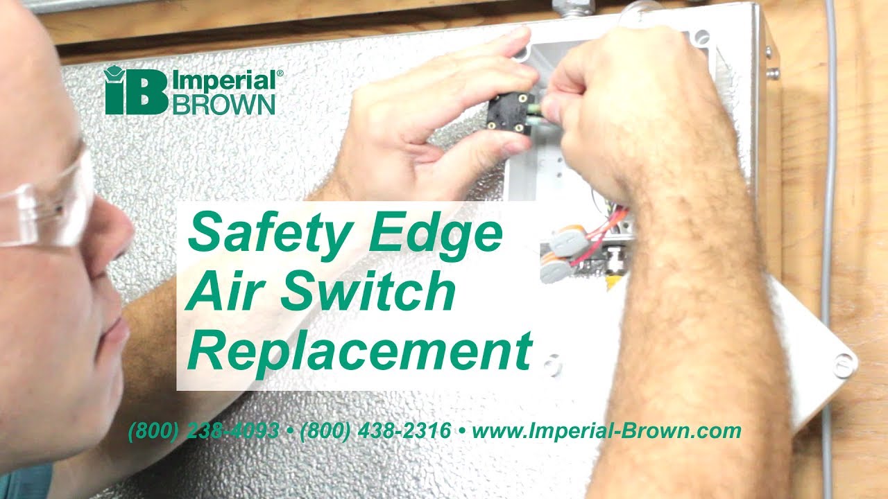 How To Replace A Sliding Door Safety Edge Air Switch