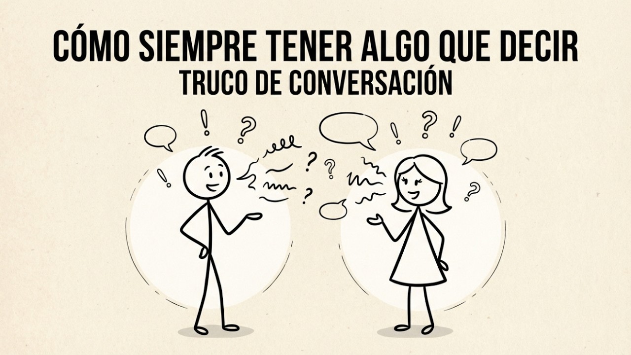 Cómo (casi) nunca quedarse sin cosas que decir