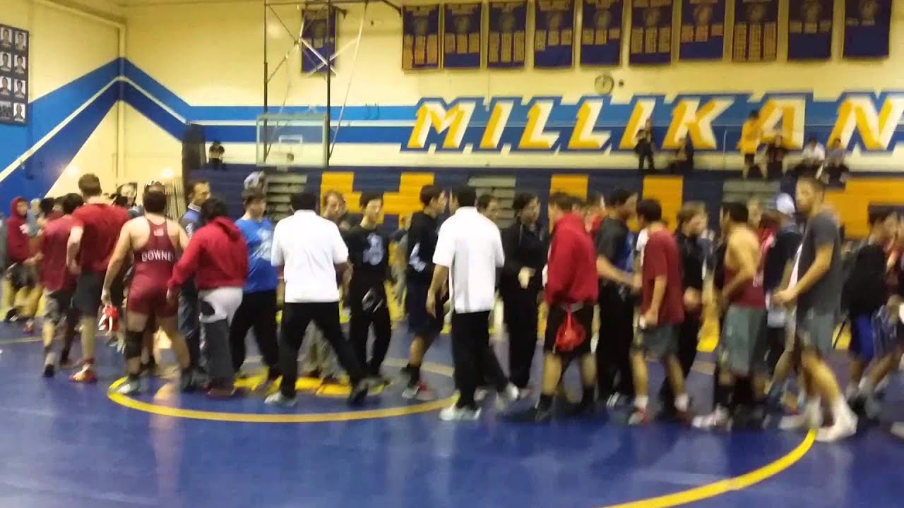 Downey vs San marino high school wrestling dual