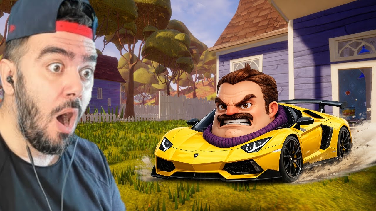 WILSON LAMBORGHINI OLDU ÇOK HIZLI - HELLO NEIGHBOR MODS