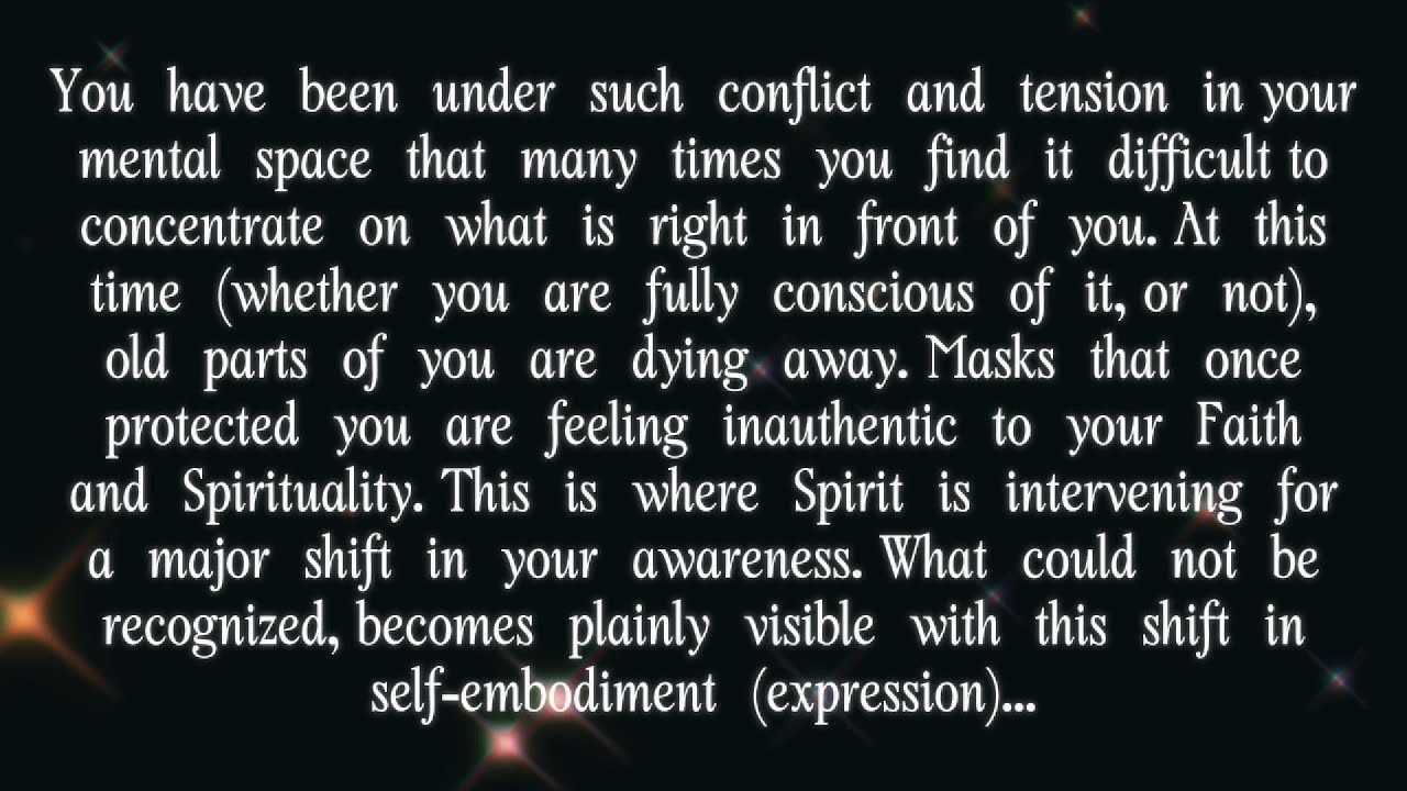 The mask goes away, and you can see the light.