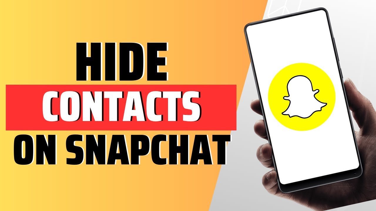 How to hide contacts on snapchat | Privacy & Control Guide