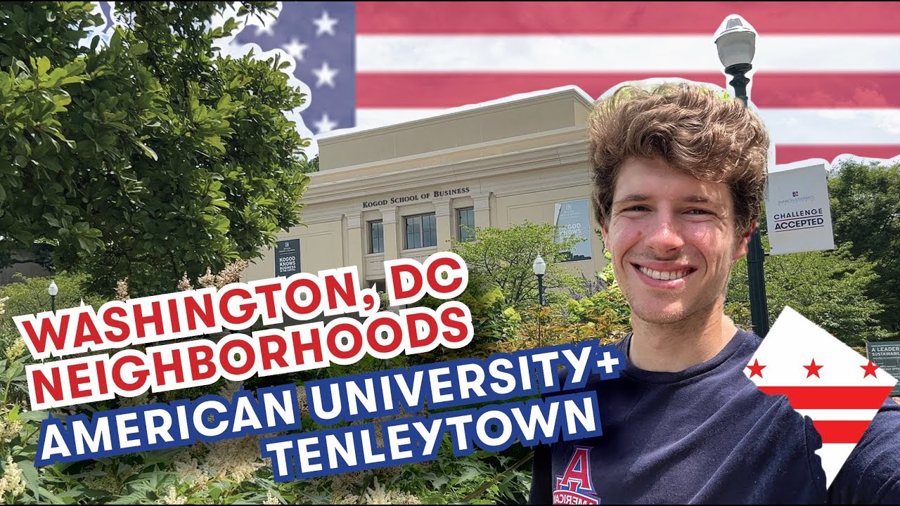 American University Park/Tenleytown | Washington, DC Neighborhood Walks 🇺🇸