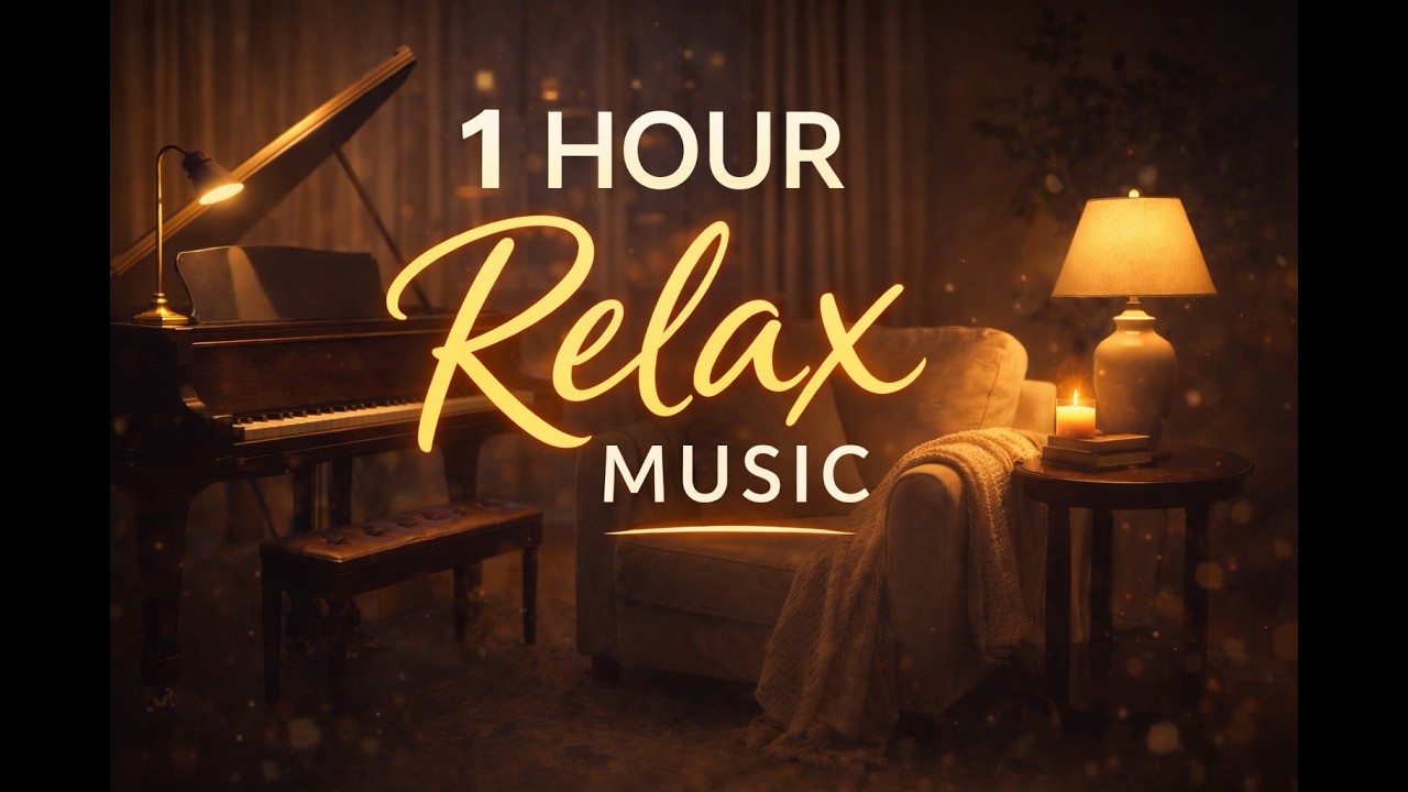 1 Hour Calm Piano Music 🌿 Relaxing Background Music for Work and Focus