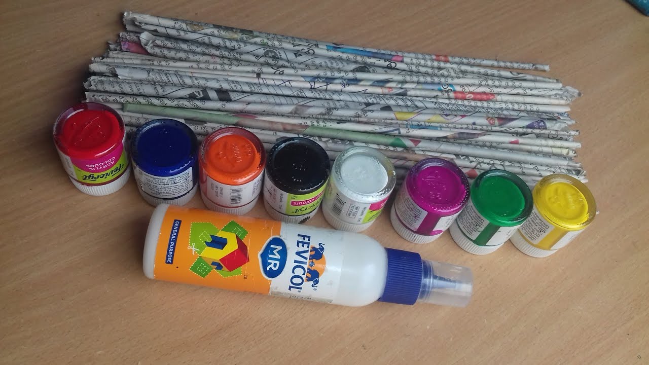 5 Ideas of Newspaper craft | Best out of waste craft ideas | Recycle of Newspaper