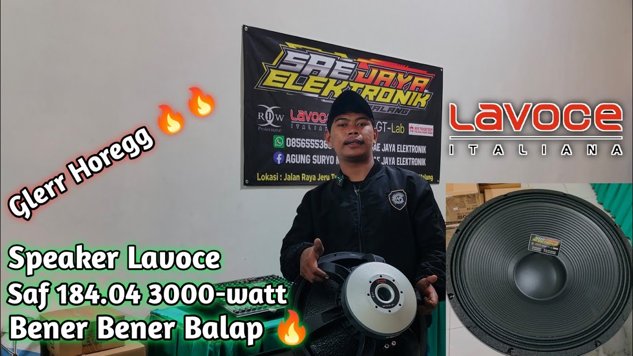 SPEAKER LAVOCE SAF 184.04 BENER BENER SPEAKER BALAP , KECIL CABE RAWIT 🔥