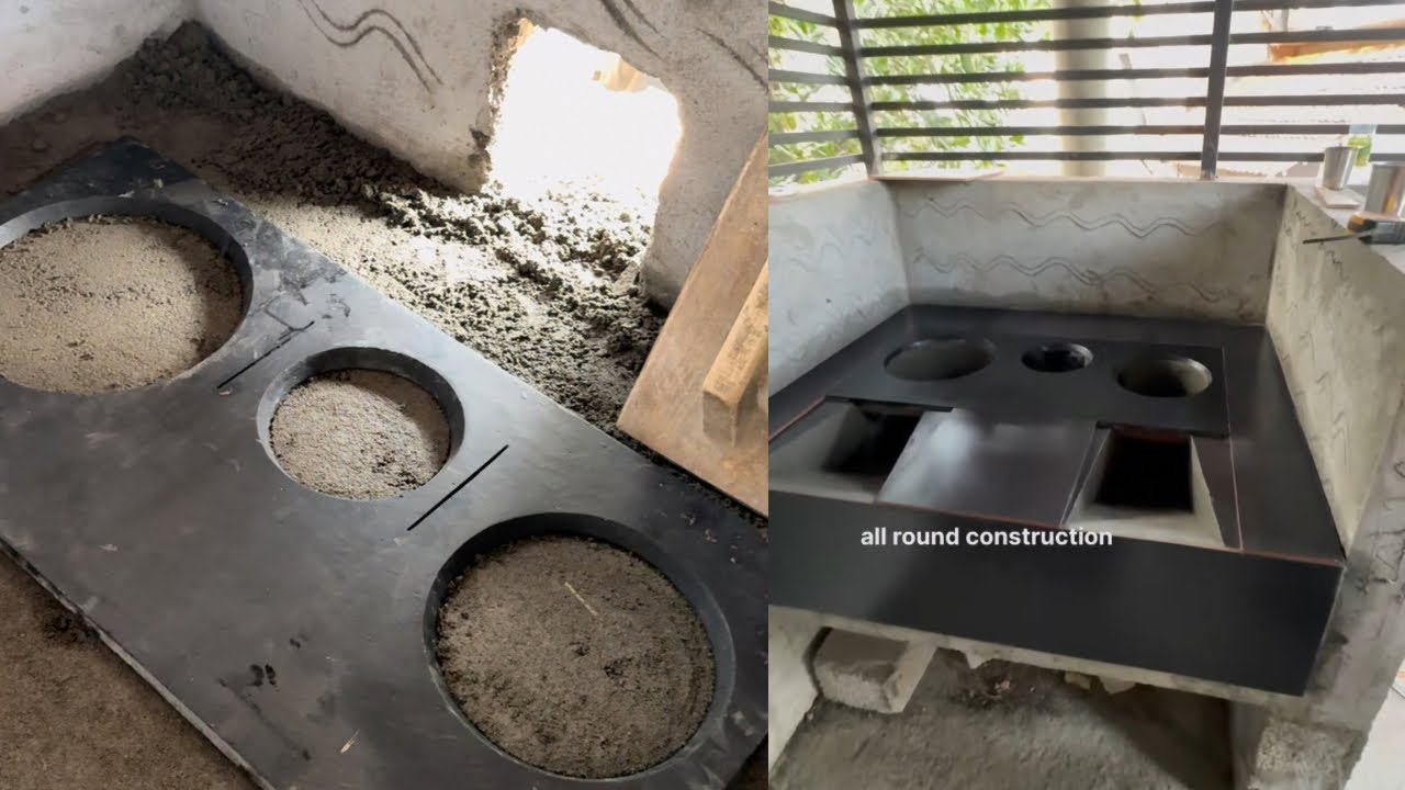 കുറഞ്ഞ ചെലവിൽ പുകയില്ലാത്ത അടുപ്പ് എങ്ങനെ ഉണ്ടാക്കാം!!