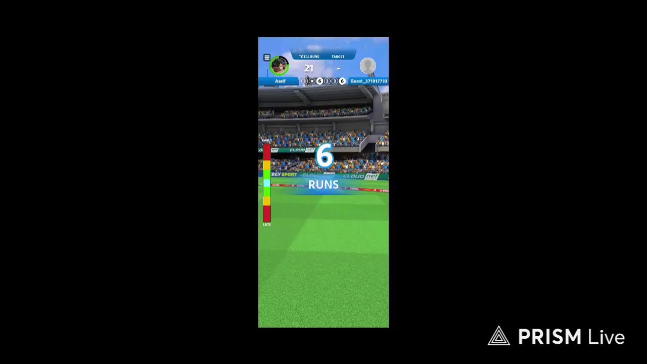Cricket League live gameplay