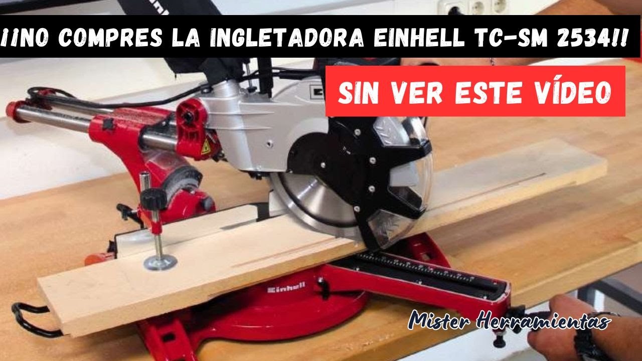 INGLETADORA EINHELL TC-SM 2534/1 DUAL 🛠️ ¿MERECE LA PENA ESTA INGLETADORA EINHELL?