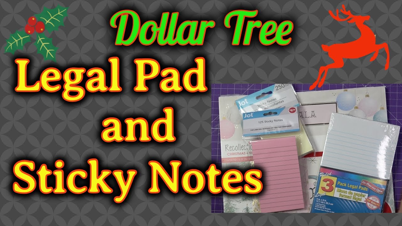 Notepad and sticky notes cover - Full tutorial - great gift for any occasion