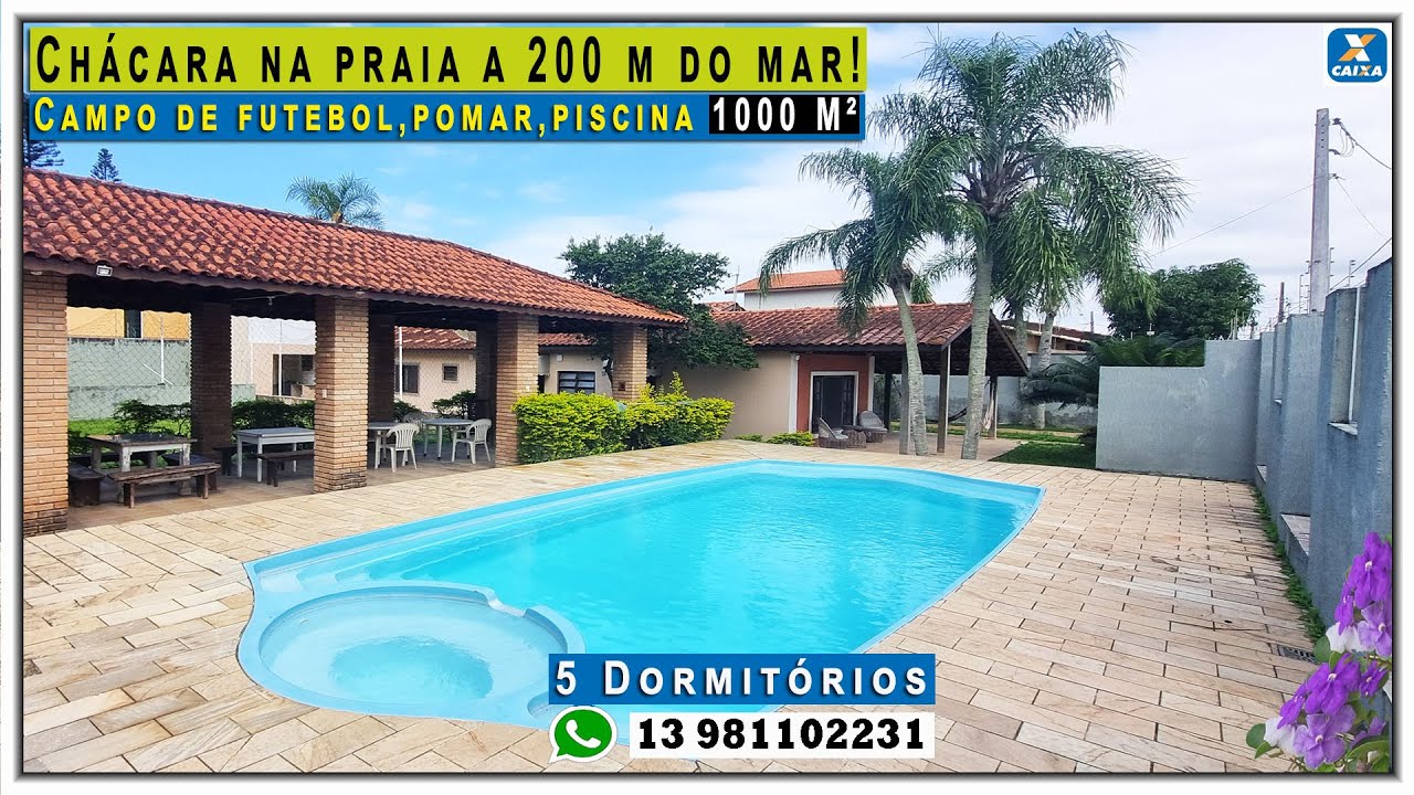 🏠 Casa de praia e de campo no mesmo lugar a 200 m do mar! 1.024 M²