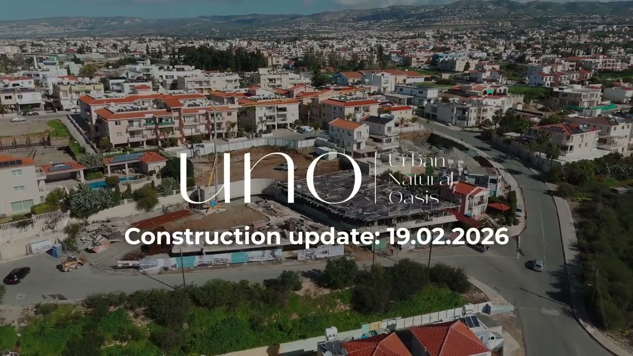 UNO. Apartments in Paphos, Cyprus. PR eligibility from &euro;300,000& Completion Q2 2027.