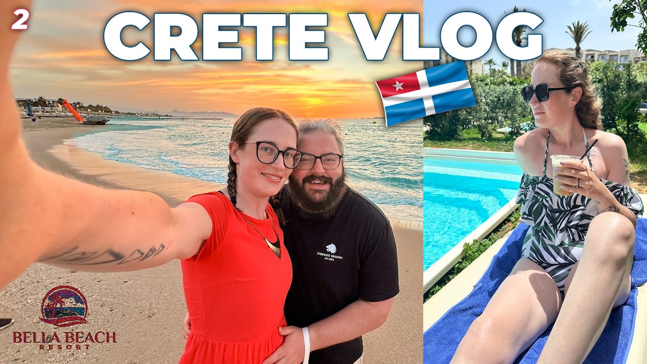 5-звездочный семейный отдых на Крите! 🇬🇷 Обзор отеля Bella Beach, Аниссарас! Влог из Греции