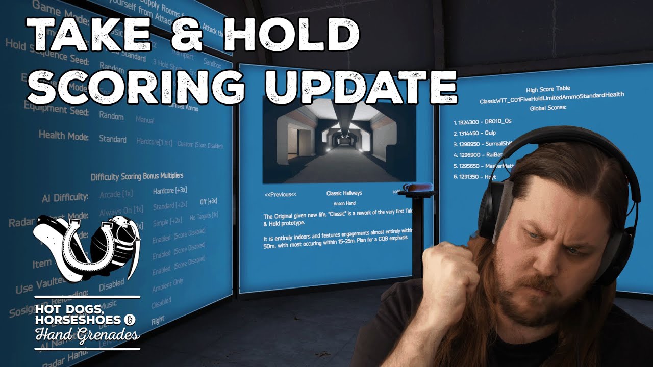 New Scoring For Take & Hold! H3VR Update 120 Experimental 4