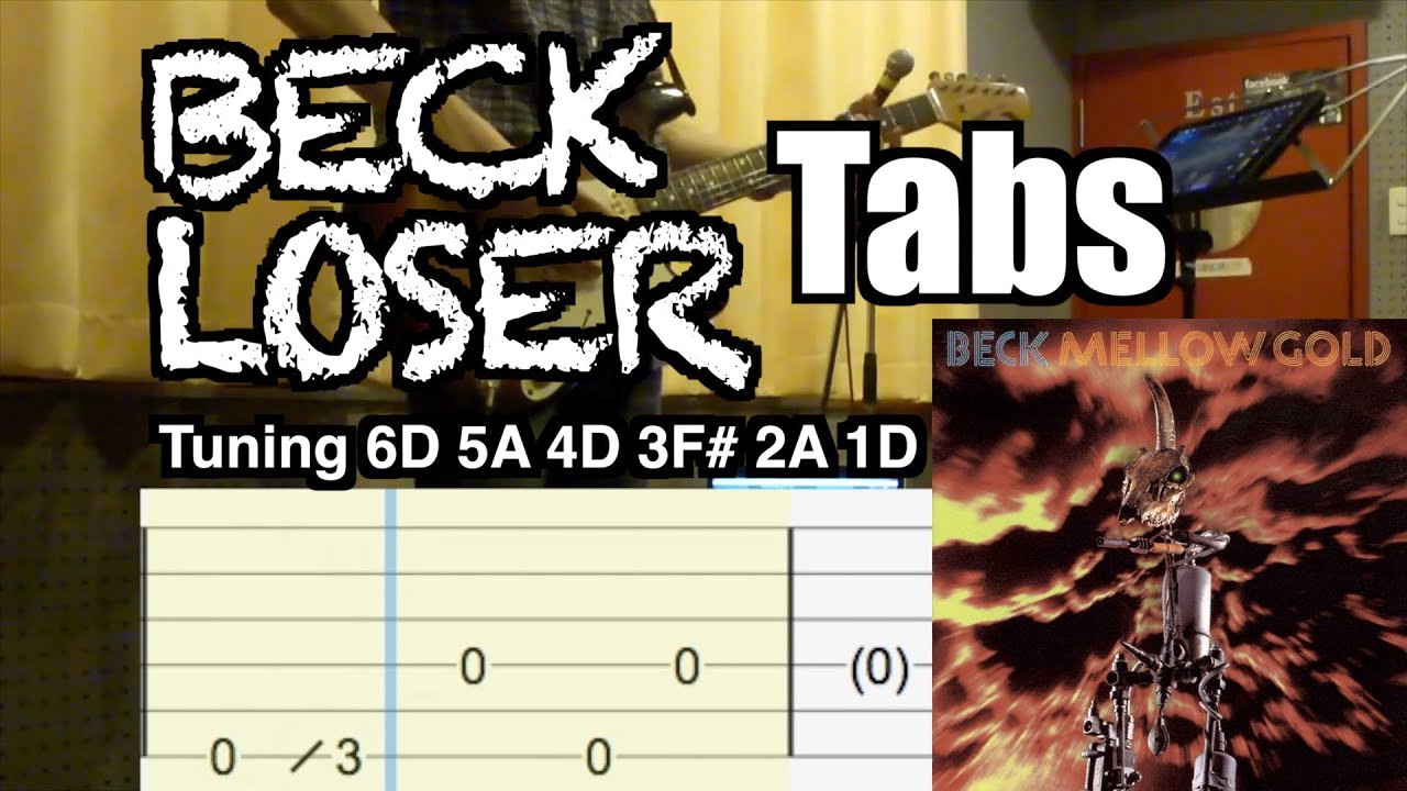 (TAB) Beck - Loser Cover + Guitar & Bass Tabs @DTO30