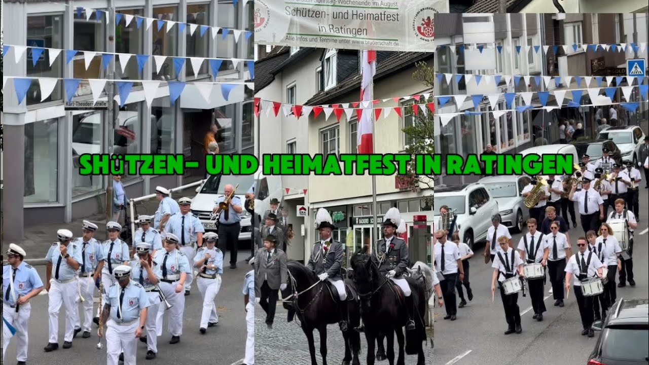 Shützen- und Heimatfest in Ratingen Mitte 2024 | LIFE IN GERMANY EPISODE 27 |