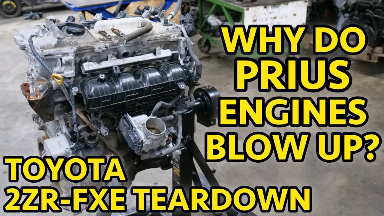 BLEW UP A PRIUS?! 2010+ Toyota Prius 1.8L 2ZR-FXE Engine Full Teardown