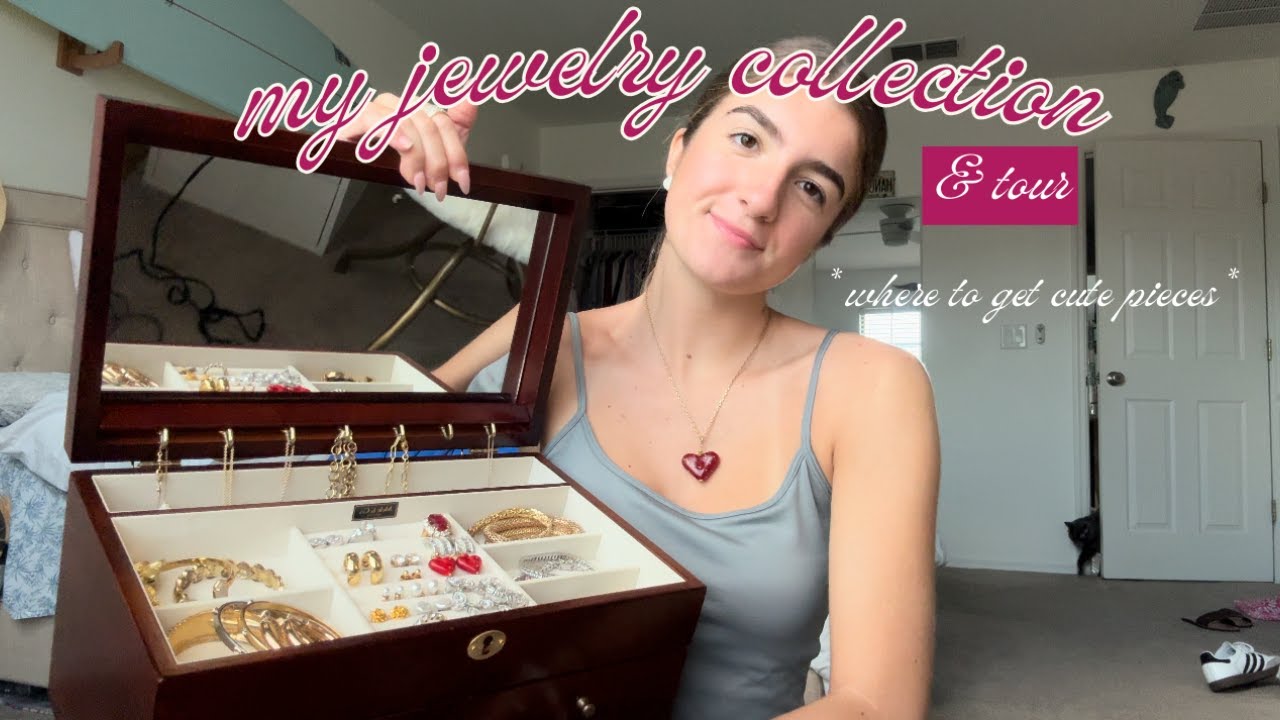MY JEWELRY COLLECTION!! *chic trendy pieces*