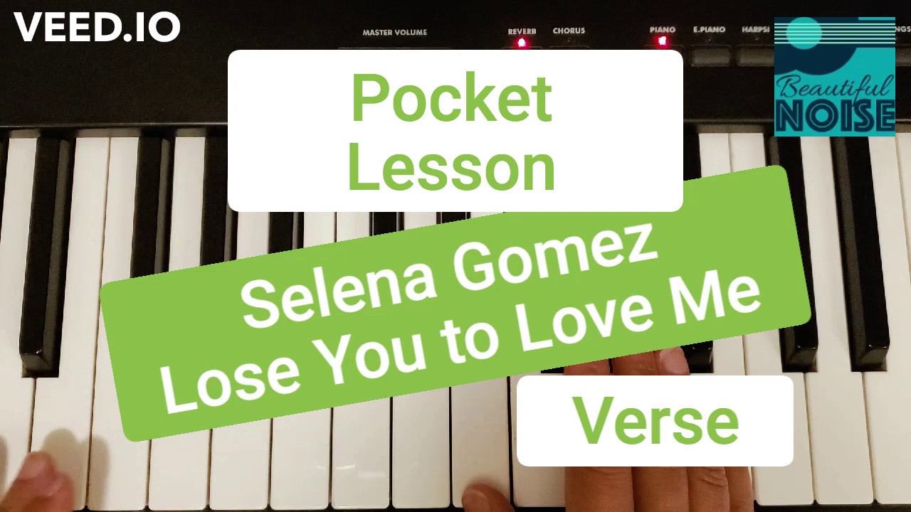 Selena Gomez - Lose You to Love Me - easy piano lesson - BeautifulNoise