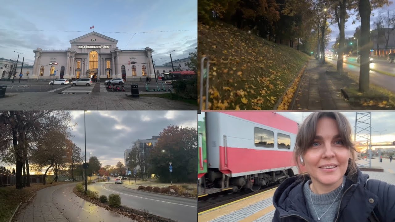 Влог из 🇱🇹: мой путь в Вильнюс — поезд, эмоции и встреча в аэропорту 🎒 🚆 ✈️