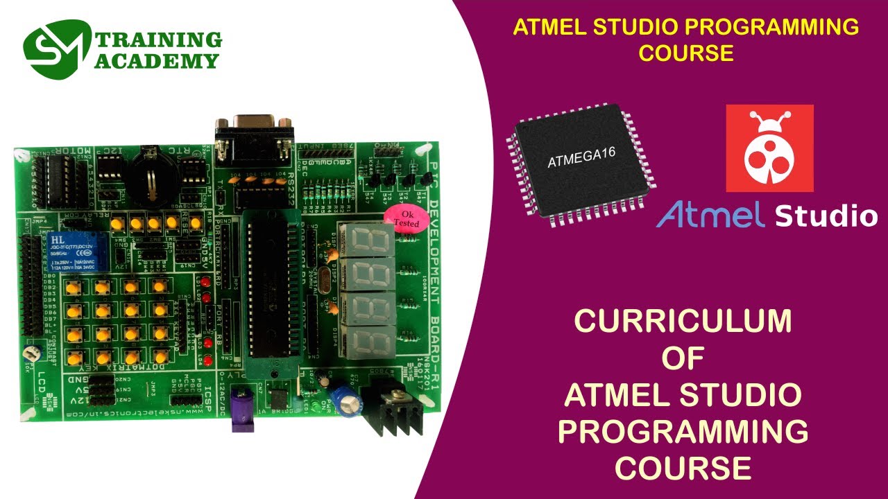 УЧЕБНАЯ ПРОГРАММА КУРСА ПРОГРАММИРОВАНИЯ ATMEL STUDIO (Atmega16) | ОБЪЯСНЕНИЕ УЧЕБНОЙ ПРОГРАММЫ