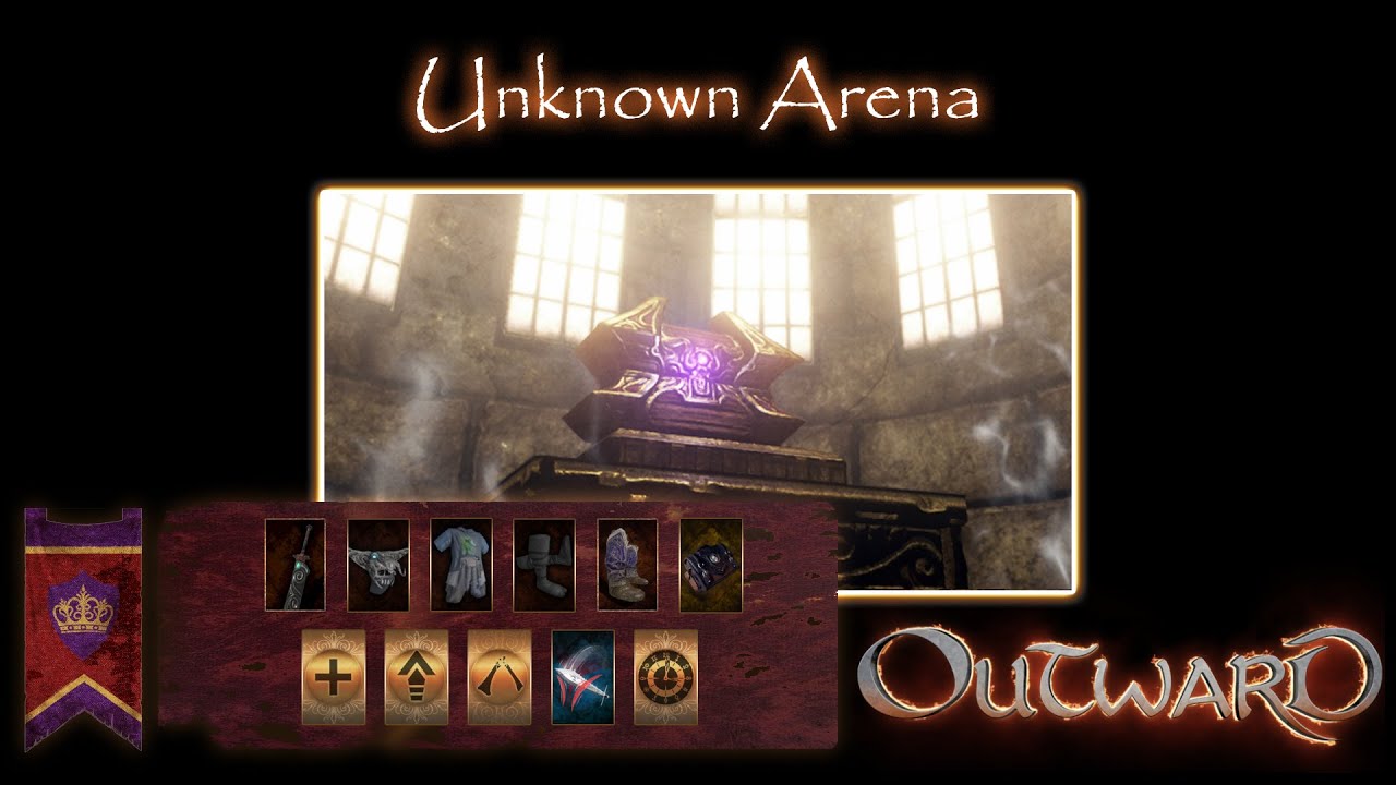 [Outward] Caldera Unknown Arena All Boss Fights (No dmg)｜Tsar Claymore Warrior / 칼데라 언노운 아레나 올 보스전