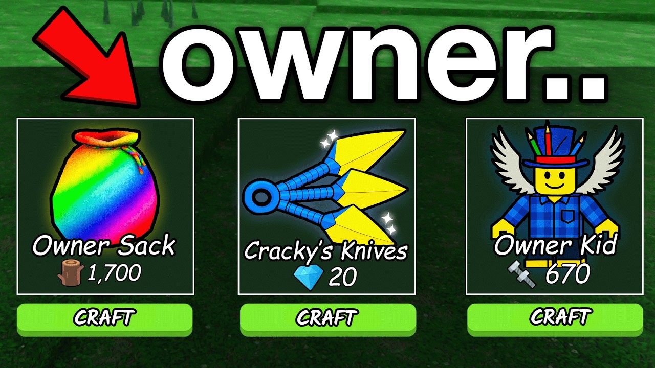 99 Nights But The Crafting Table Is OWNER!
