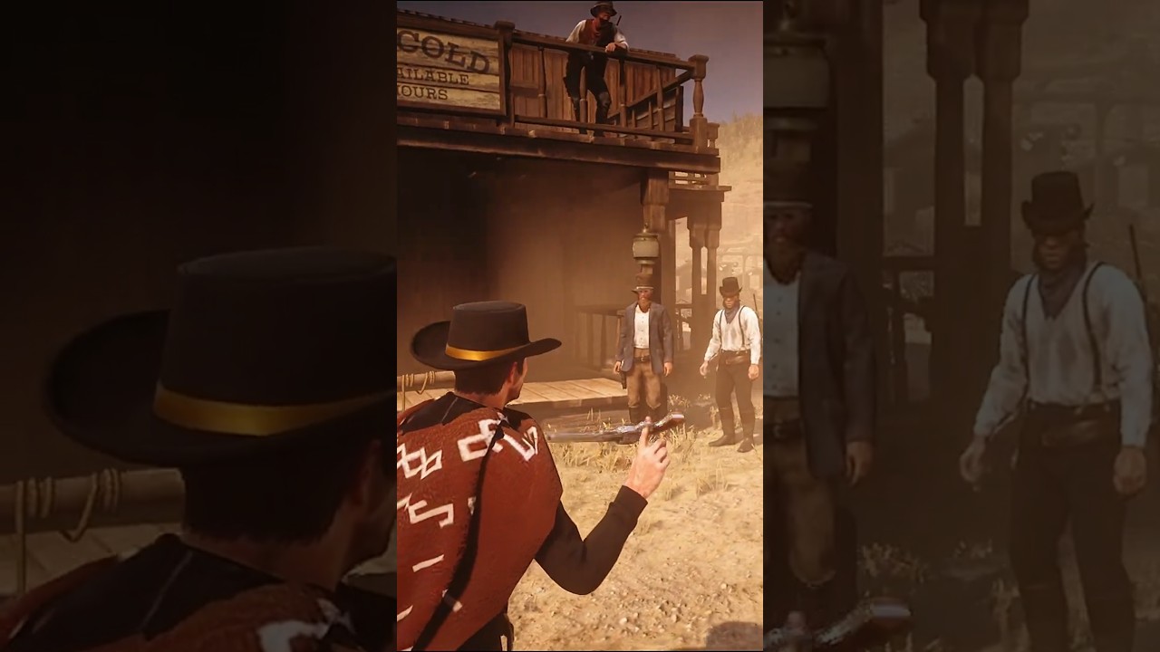 Трюки с оружием в Rdr2 John