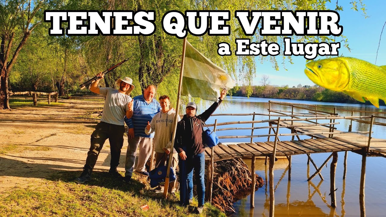 Pescando CON MI HERMANO PEQUEÑO en el rio parana guazu, LE ENSEÑAMOS a pescar y mucho más mjpesca