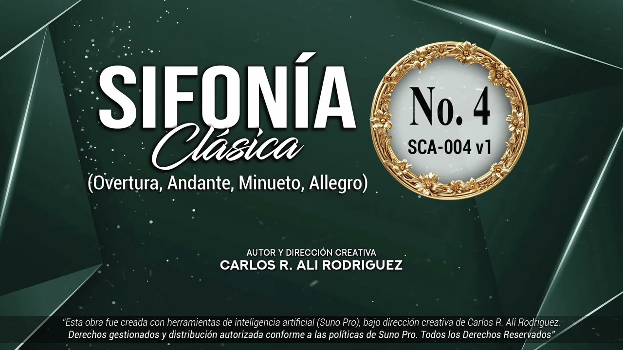 Sinfonía No. 4 – Música clásica para estudiar | Obertura, Andante, Minueto, Allegro | SCA-004 v1