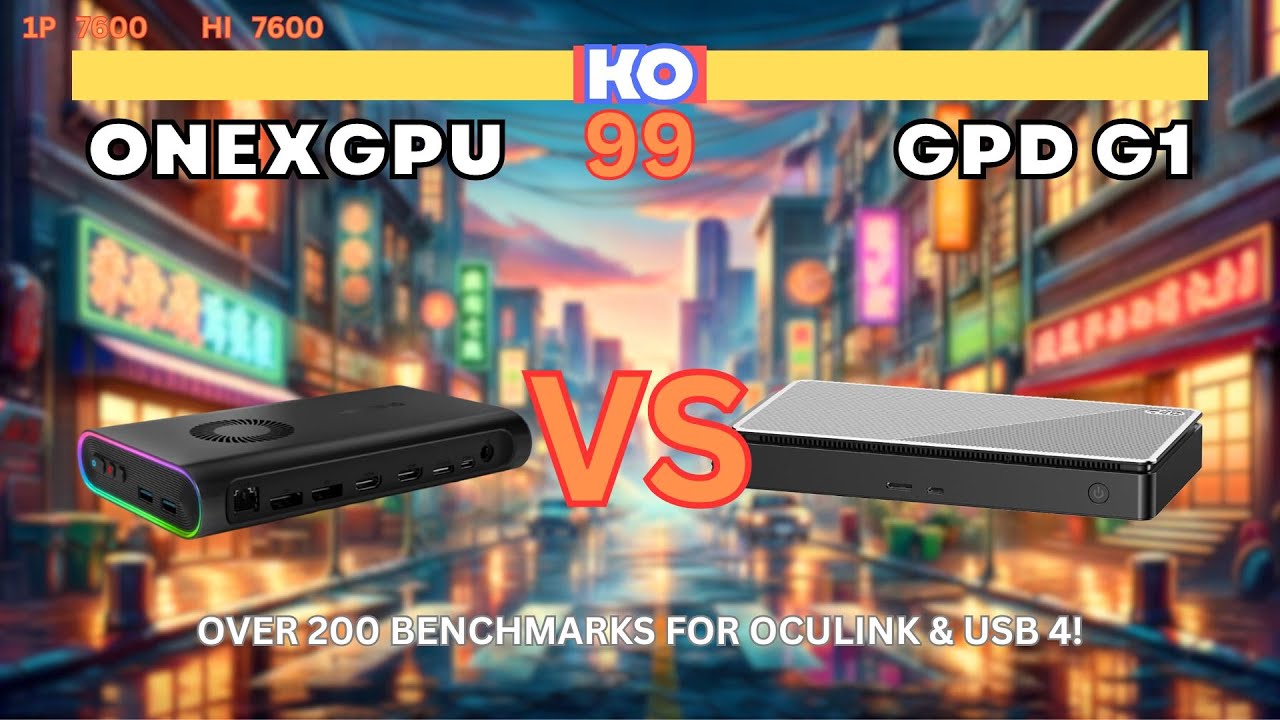 Ultimate Battle: ONEXGPU vs. GPD G1 eGPU docking stations