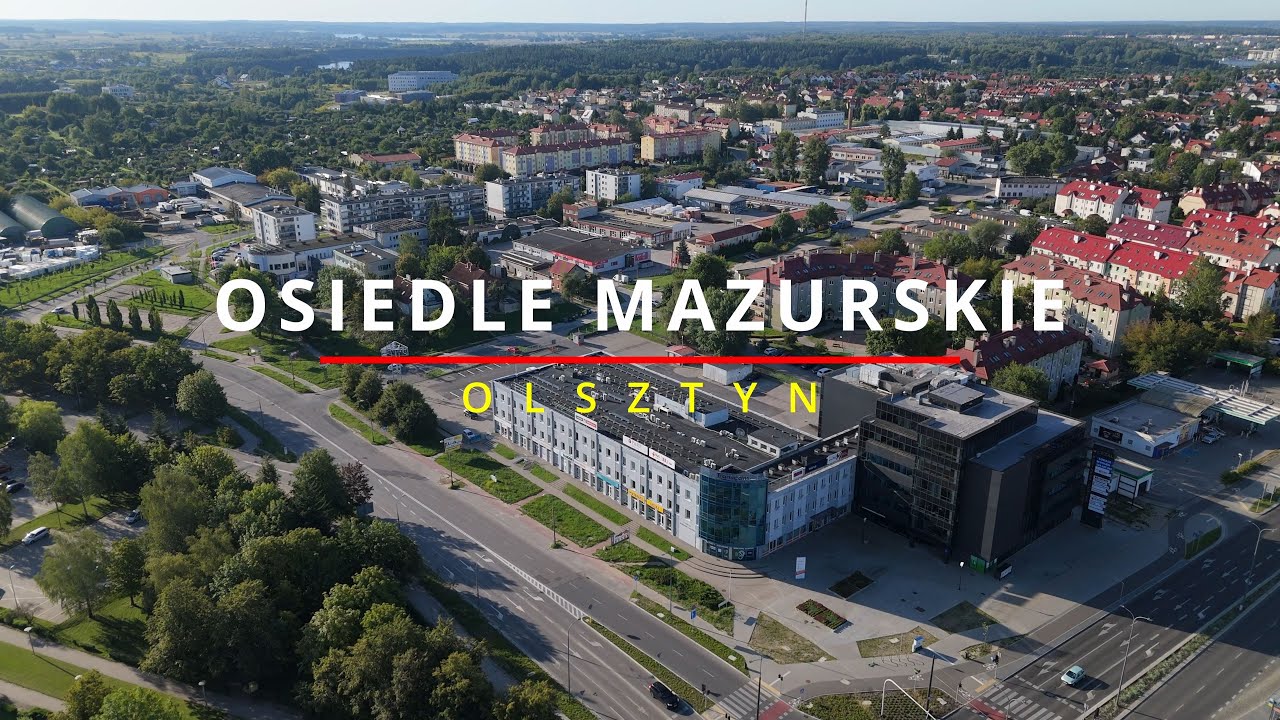 Olsztyn - Osiedle Mazurskie | 2024 | Widok z drona 4K