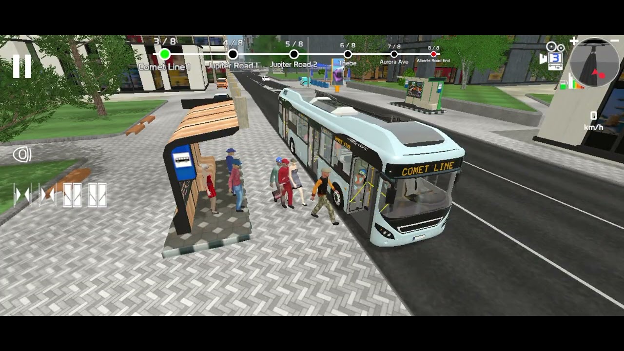 Public transportation simulator 2 🚍🚍🚍🚍 by SKISOFT developers gameplay..