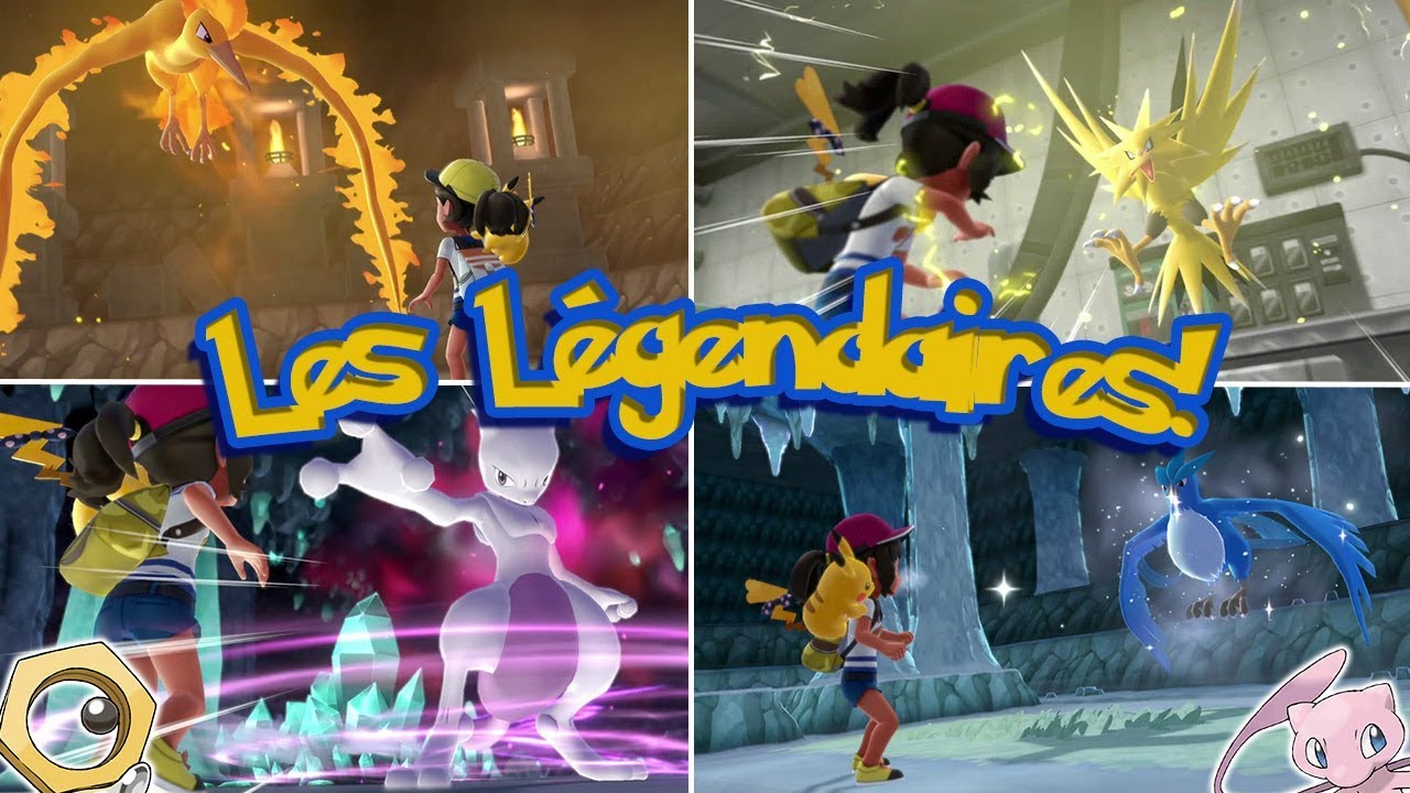 Pokémon Let’s Go, Pikachu et Évoli : Capturer les Pokémon Légendaires !