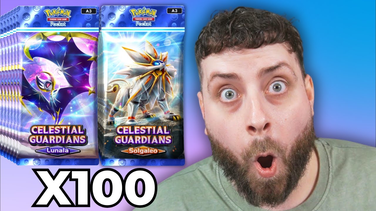 I Opened 100 Celestial Guardians Packs In Pokémon TCG Pocket!