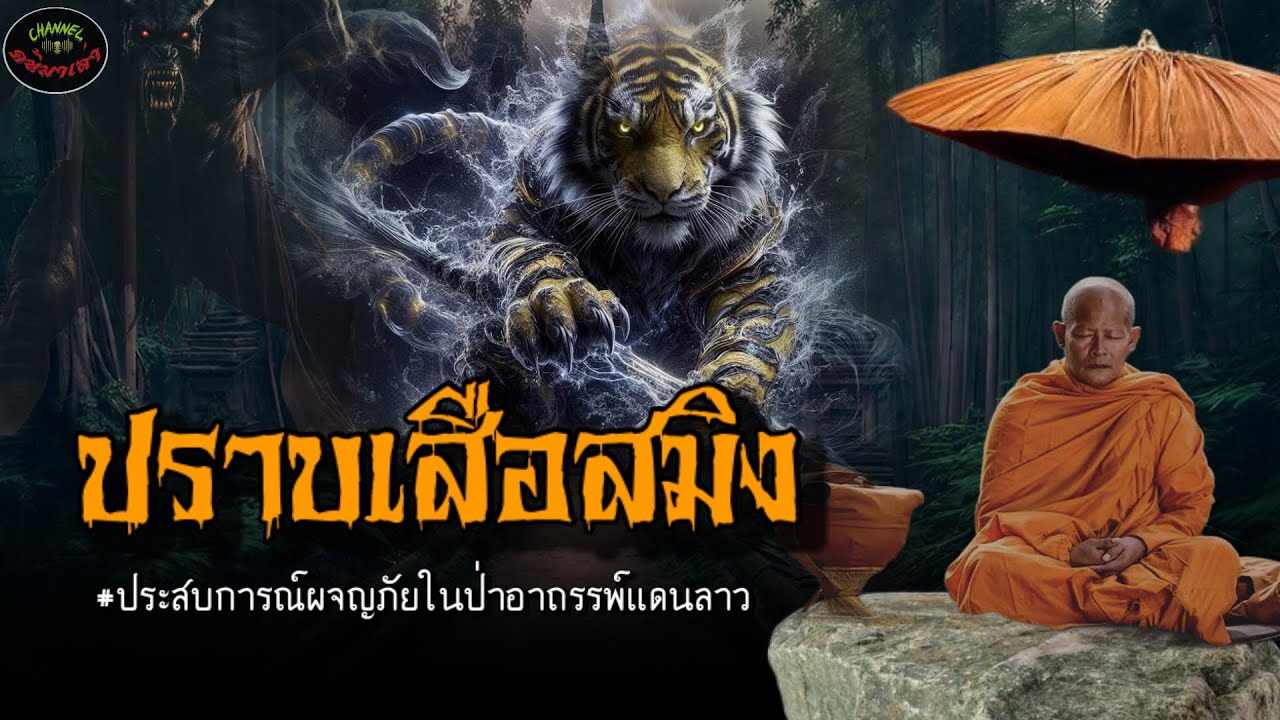 พระธุดงค์ปราบเสือสมิงในป่าอาถรรพ์แดนลาว |เรื่องเล่าประสบการณ์พระธุดงค์กรรมฐาน