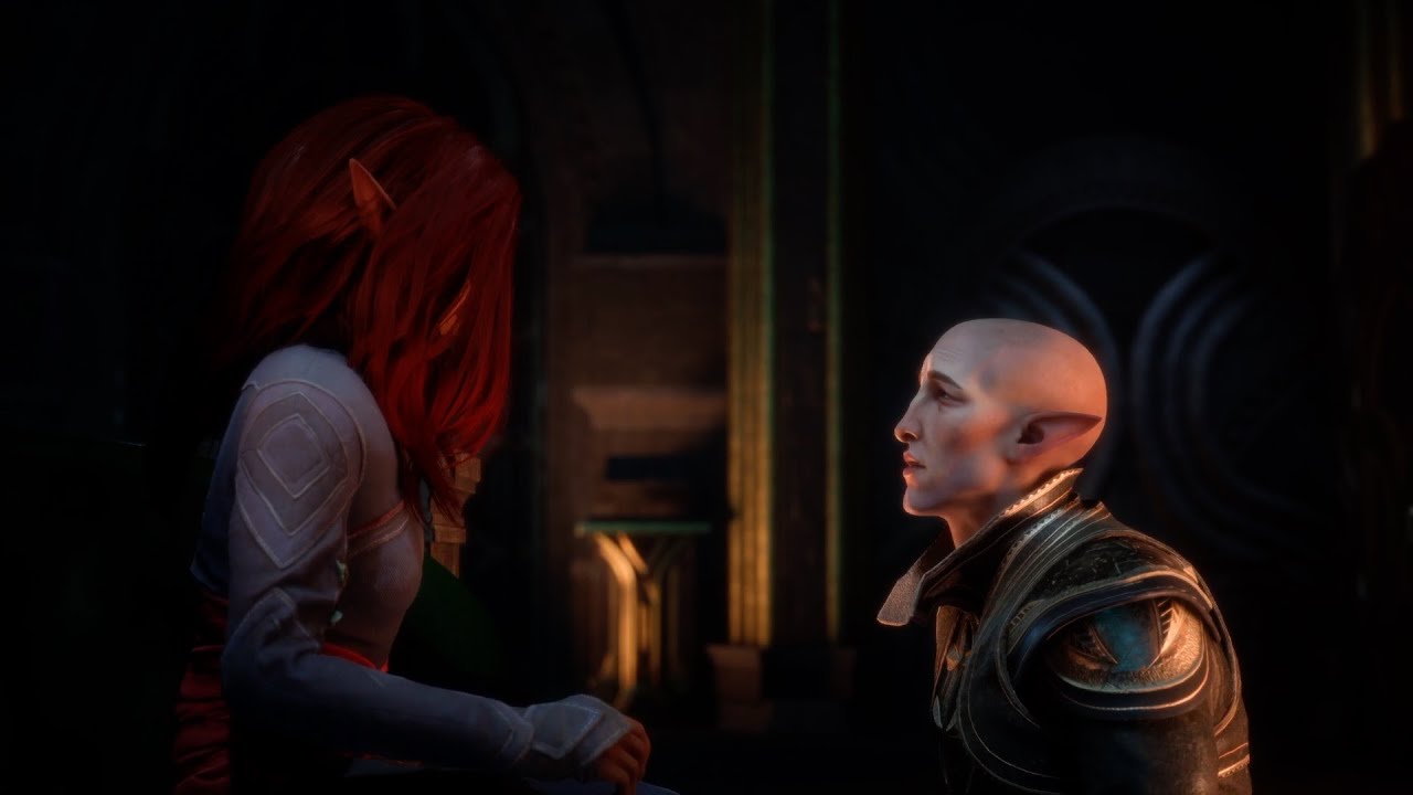 Solas & Lavellan {The Veilguard AU}  unless you're choosing me
