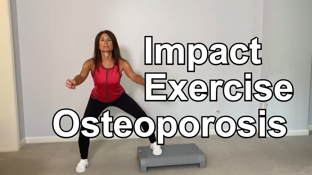 Osteoporosis Impact Exercise for Beginners Using a Step