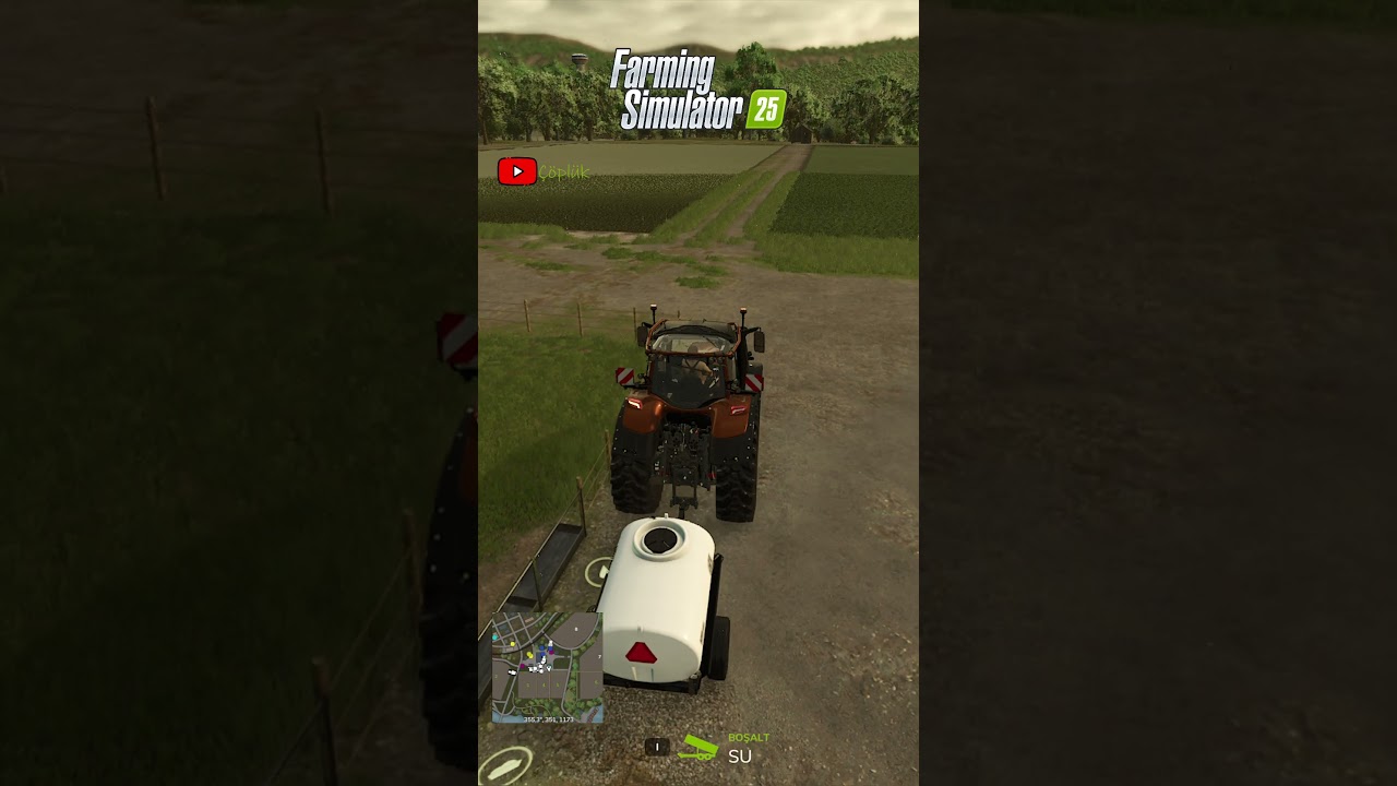 Give water to the cows-Farming Simulator 25 #cows  #farmingsimulator22 #farming #instafarming