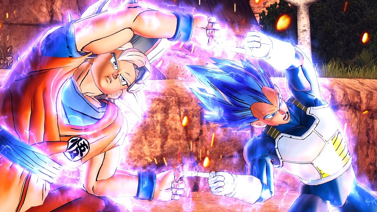 UI Goku и SSBE Vegeta Fusion Dance впервые танцуют в модах Dragon Ball Xenoverse 2