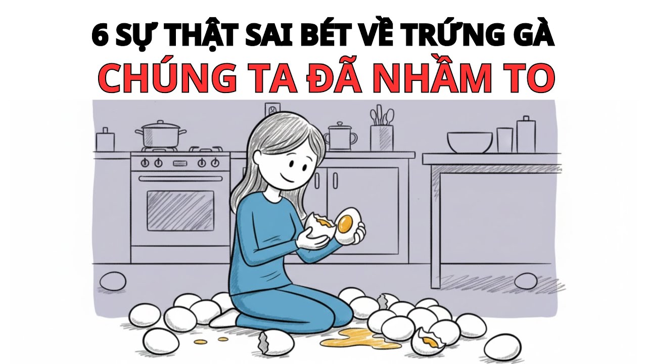 6 Sự Thật SAI BÉT Về Trứng Gà - Chúng Ta Đã NHẦM TO
