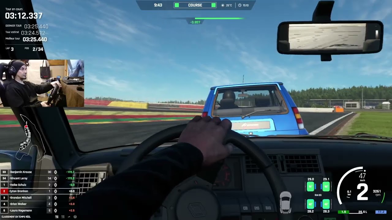 De 34ème à 1er sur le Circuit de Spa Francorchamps en Renault 5 GT Turbo  - Assetto Corsa EVO