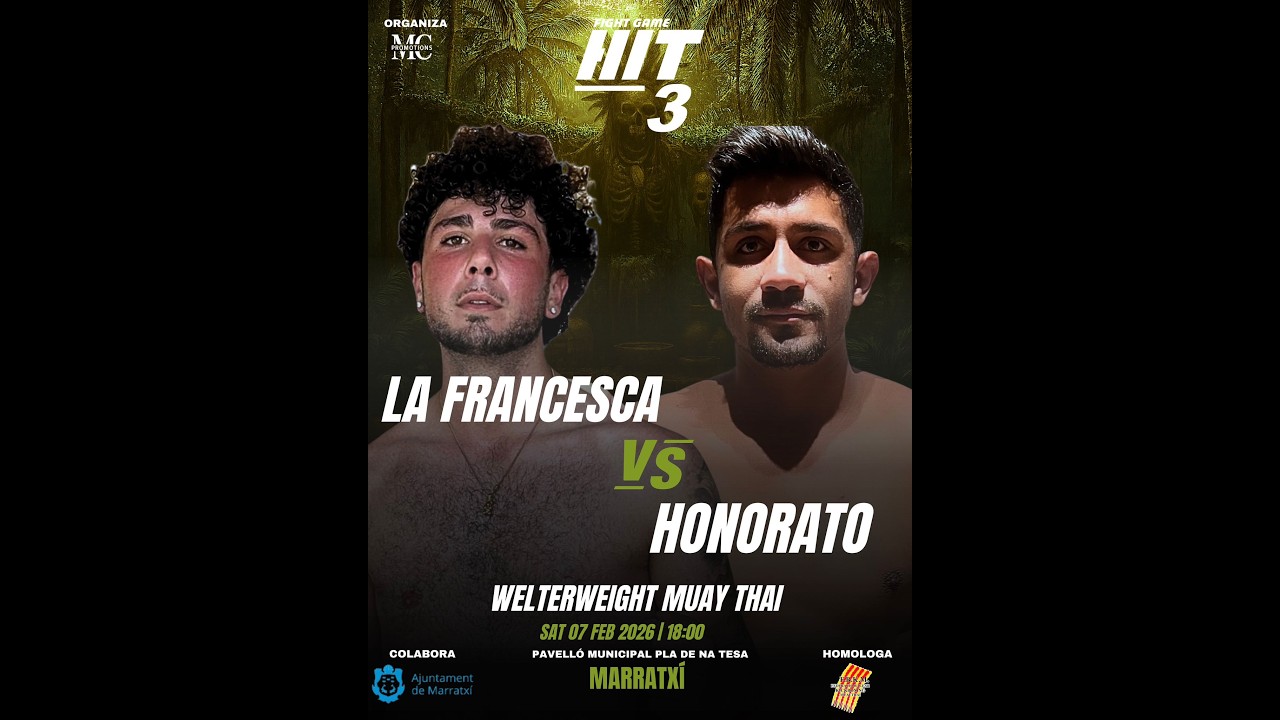 LA FRANCESCA vs HONORATO | Welter Weight Golden Muay Thai | HIT FightGame 3