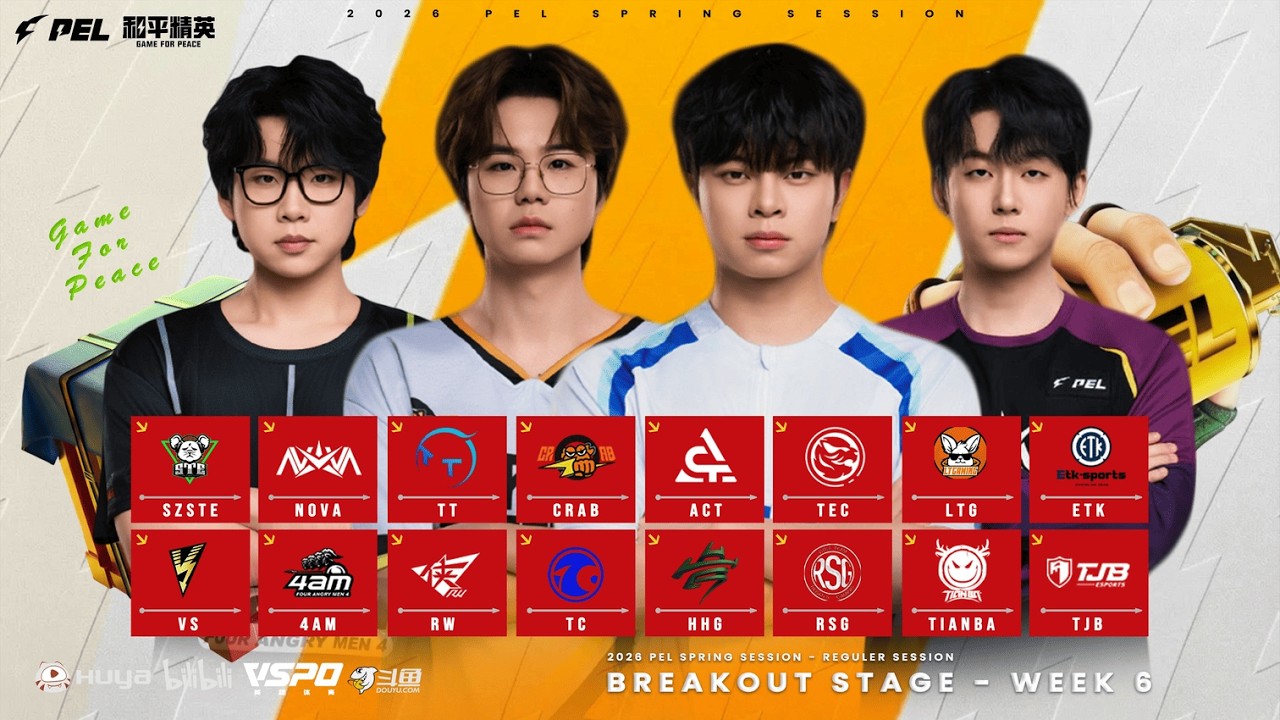 LIVE : 2026 PEL SPRING SEASON WEEK 6 BREAKOUT STAGE | KICK OFF | 2026 PEL 春季赛第六周突破舞台
