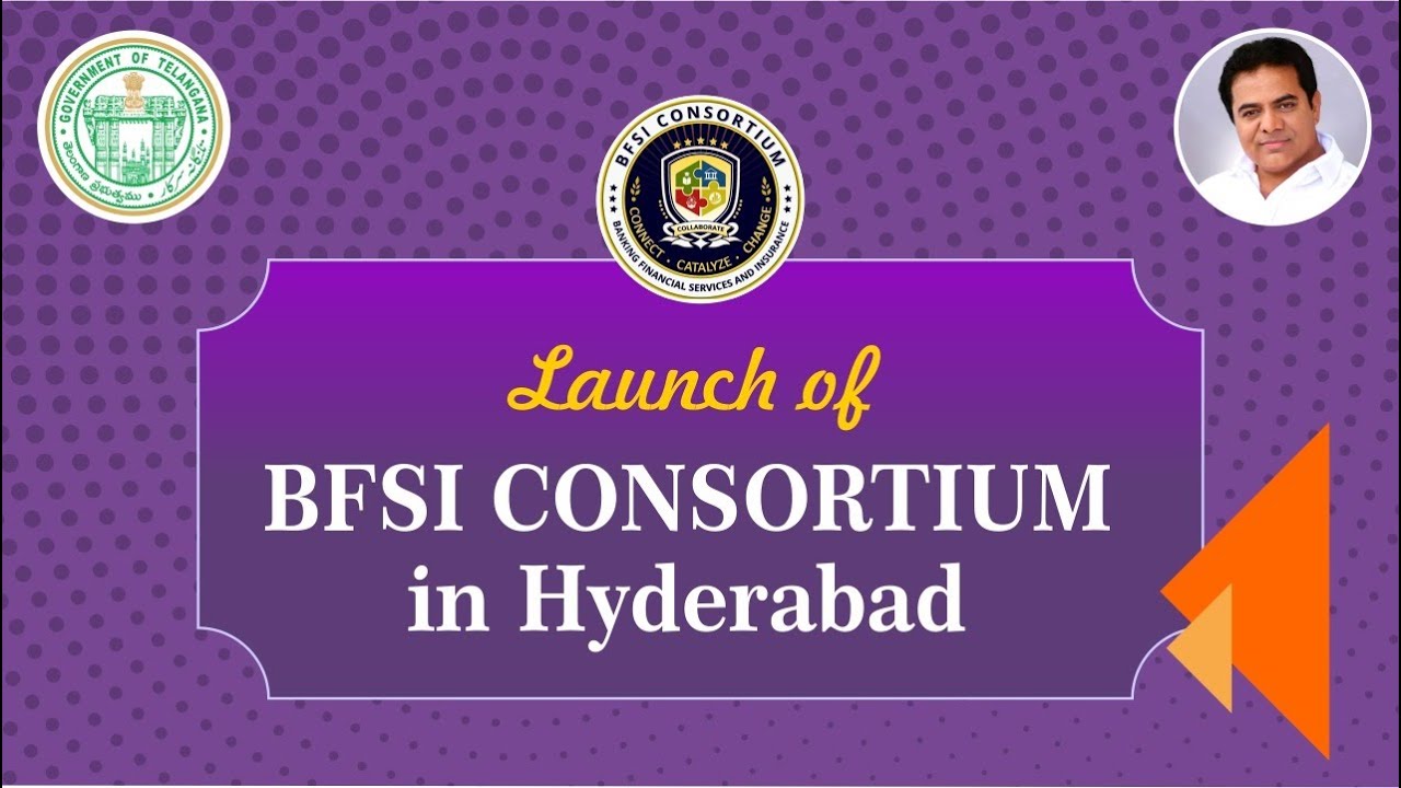 Minister KTR | Launch of BFSI Consortium