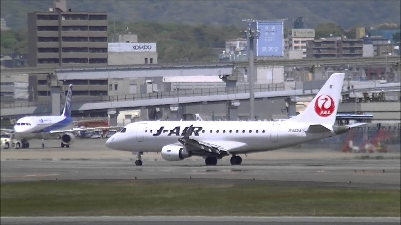伊丹空港JA222J/JA223J   J-Air Embraer ERJ170   ITM / RJOO
