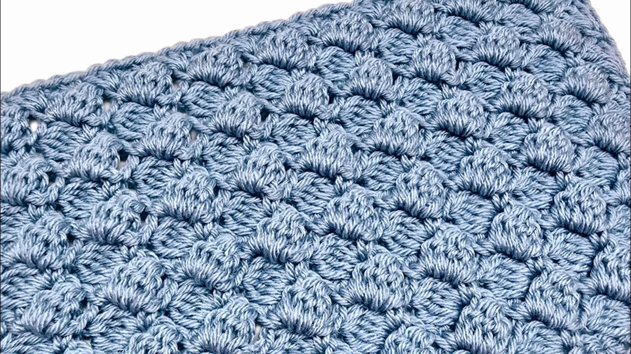 Crochet EASY Side Saddle Cluster Stitch - Crochet Pattern Tutorial