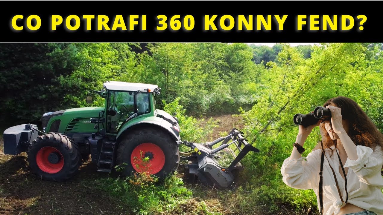 360 KM VS PÓŁ HEKTARA SAMOSIEJKI CZEREMCHY - Mulczerujemy zarośla!